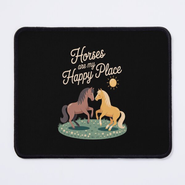 Item preview, Horses Are My Happy Place Horse Lover novelty designed and sold by ticlitule.