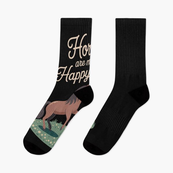 Item preview, Horses Are My Happy Place Horse Lover novelty designed and sold by ticlitule.