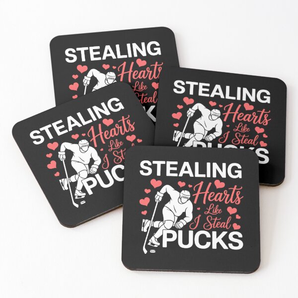 Item preview, Hockey Valentines Stealing Hearts Like I Steal Pucks designed and sold by Bandikonsalez.