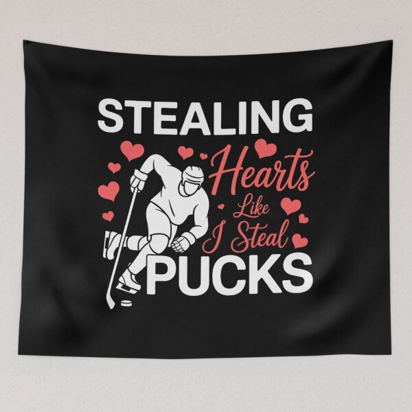 Item preview, Hockey Valentines Stealing Hearts Like I Steal Pucks designed and sold by Bandikonsalez.