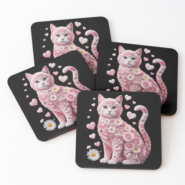 Item preview, Happy Meowentine's Day Girls Cat Valentine's Day designed and sold by Bandikonsalez.