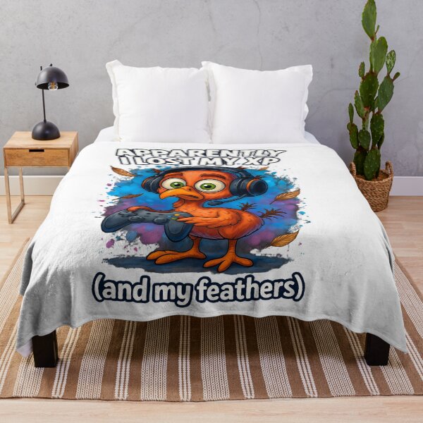 Item preview, Funny Turkey Gamer Lost XP Design designed and sold by SoulenCify.