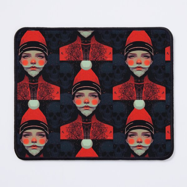 Item preview, Santa Cyber Skull Elegant designed and sold by Irut.