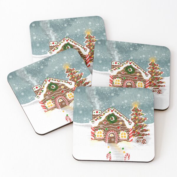 Item preview, Gingerbread Scene designed and sold by CharmedHeartArt.