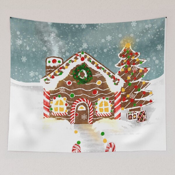 Item preview, Gingerbread Scene designed and sold by CharmedHeartArt.