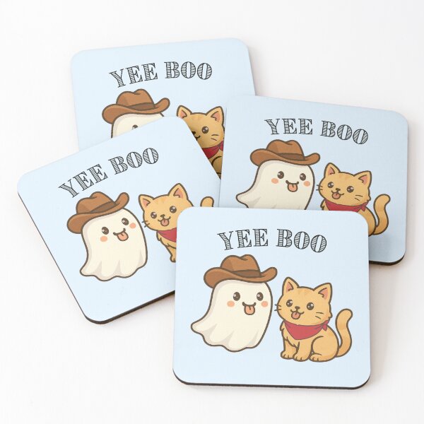 Item preview, Yee Boo Cowboy  Cute Western Ghost Fun designed and sold by SpacedOutRITZ.