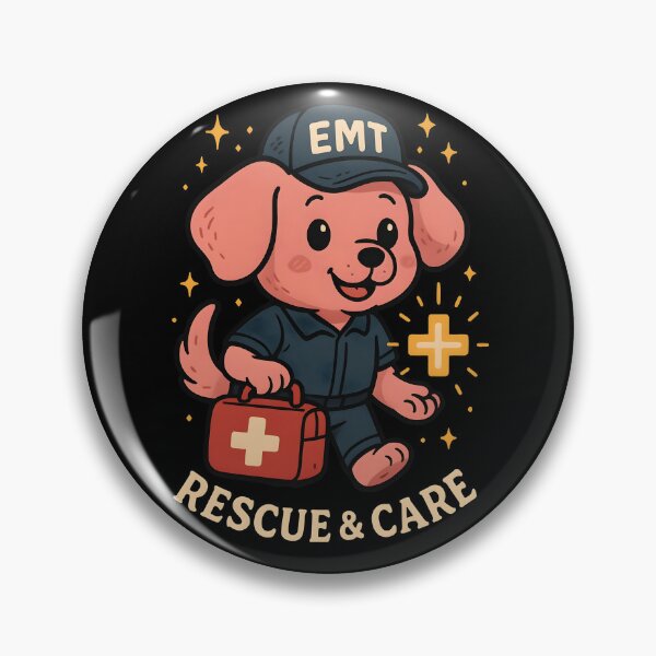 Item preview, Cute EMT Rescue & Care | Emergency Medical Technician Design | Cute Dog EMT designed and sold by ClinicalHubs.