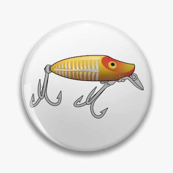 Item preview, River Runt Fishing Lure - Yellow designed and sold by BlueSkyTheory.
