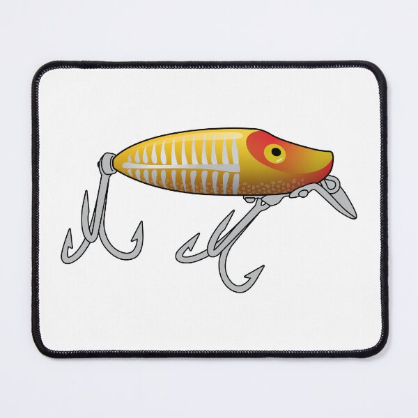 Item preview, River Runt Fishing Lure - Yellow designed and sold by BlueSkyTheory.