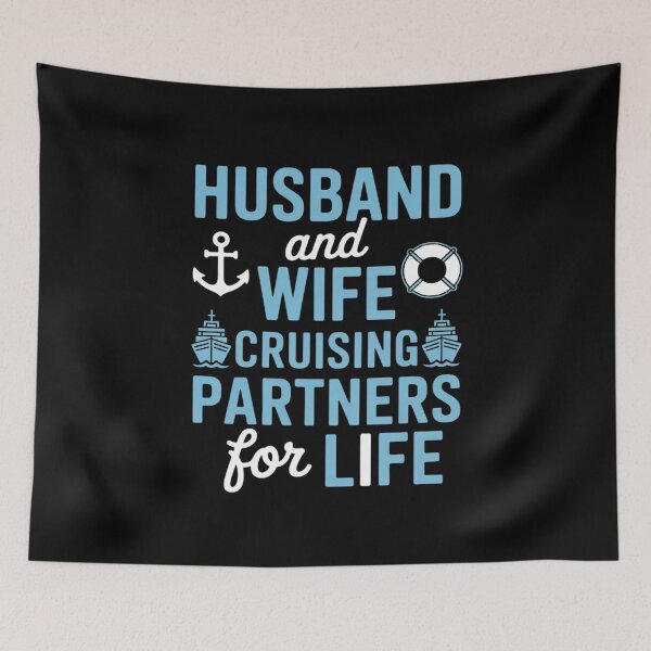 Item preview, Husband and Wife Cruising Partners for Life Couples Cruise designed and sold by RustsyMin.