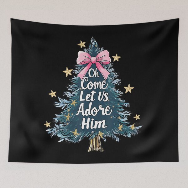 Item preview, merry funny o retro vintage him come us let classic christmas adore designed and sold by MelissaroBoxley.