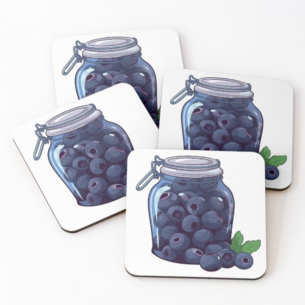 Item preview, Blueberry Glass Jar designed and sold by New-School-Wave.