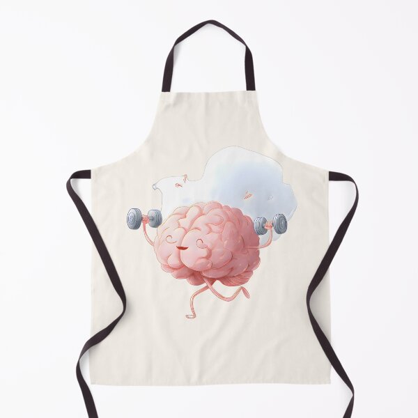 Item preview, Strong Mind Cute Brain Lifting Weights! – Kawaii Workout Fitness Motivational Design designed and sold by PureBrain.