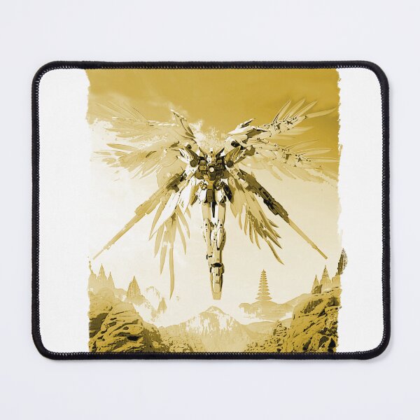 Item preview, wing Gundam vector Digital Artwork gold designed and sold by sabartgunpla.