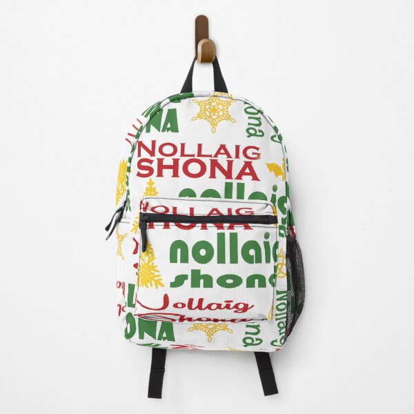 Item preview, Nollaig Shona Irish Christmas Typography – Red, Green and Yellow Cheer designed and sold by 5adraval.