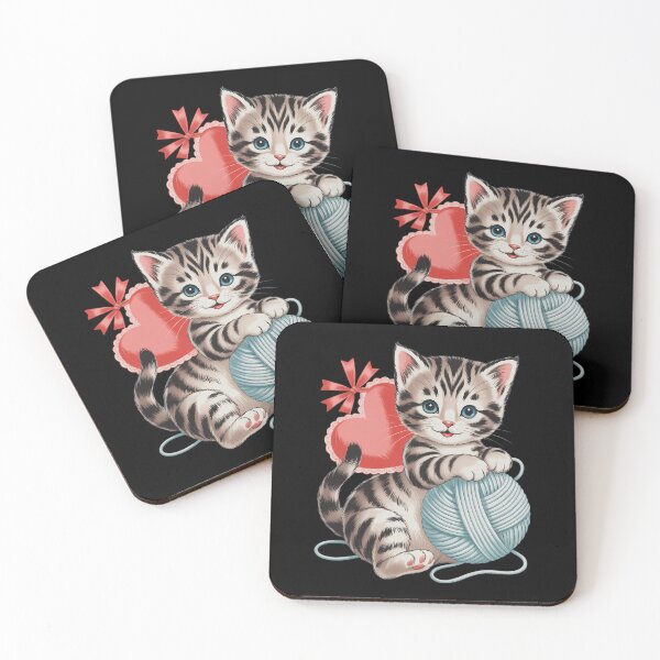 Item preview, Valentine Cat Cute Animal designed and sold by ValerieRodrigue.