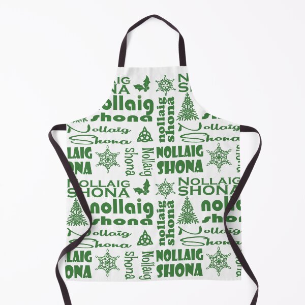 Item preview, Nollaig Shona Irish Christmas Typography – Full of green Cheer designed and sold by 5adraval.