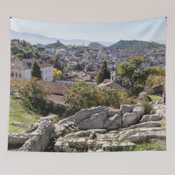 Item preview, Panoramic View of a Historic Bulgarian City Plovdiv designed and sold by Georgia Mizuleva.
