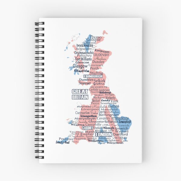 Item preview, Legacy Map: Great Britain in Words designed and sold by 5adraval.