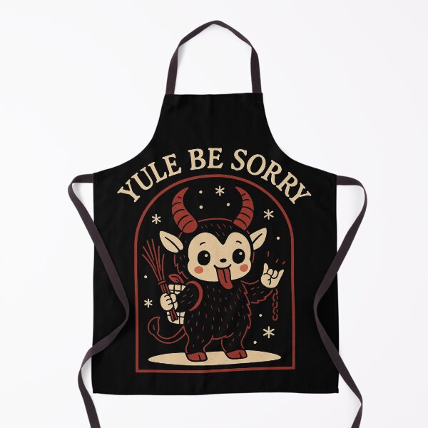 Item preview, Yule Be Sorry Cute Krampus Holiday Pun Design designed and sold by Victor Shadehorn.