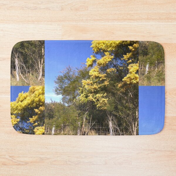 Item preview, Australian Golden Wattle Flowers - Half Tree in Bloom designed and sold by Mary Prema Art.