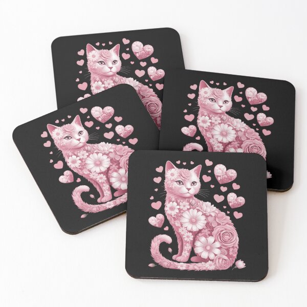 Item preview, Happy Meowentine's Day Girls Cat Valentine's Day designed and sold by ValerieRodrigue.