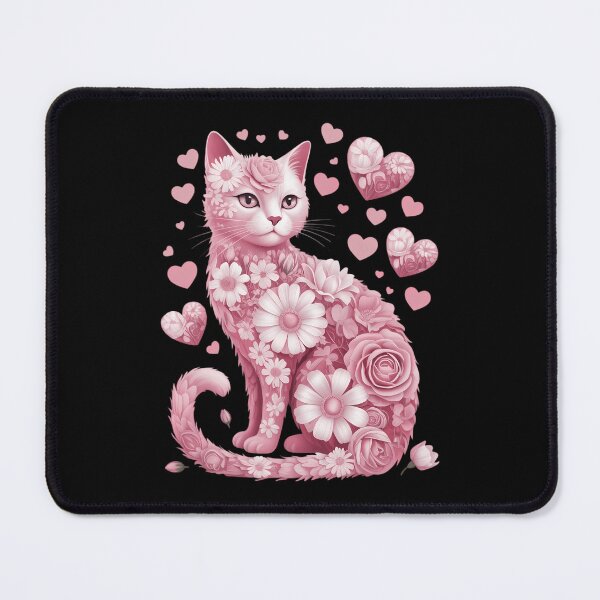 Item preview, Happy Meowentine's Day Girls Cat Valentine's Day designed and sold by ValerieRodrigue.