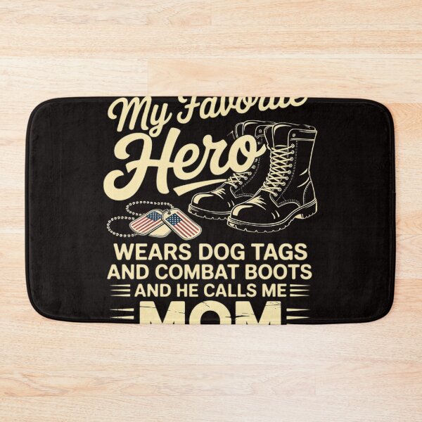 Item preview, Hero Wears Dog Tags Combat Boots Proud Army Mom Mother Gift Men Women Girls Kids designed and sold by MelSurf.