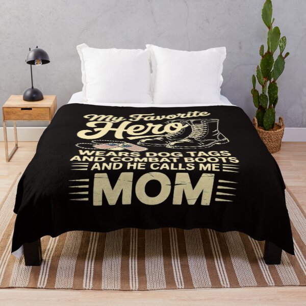 Item preview, Hero Wears Dog Tags Combat Boots Proud Army Mom Mother Gift Men Women Girls Kids designed and sold by MelSurf.