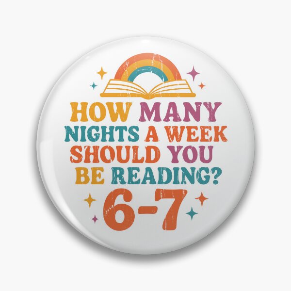 Item preview, How Many Nights A Week Should You Be Reading 6 7 designed and sold by cielpoligon.