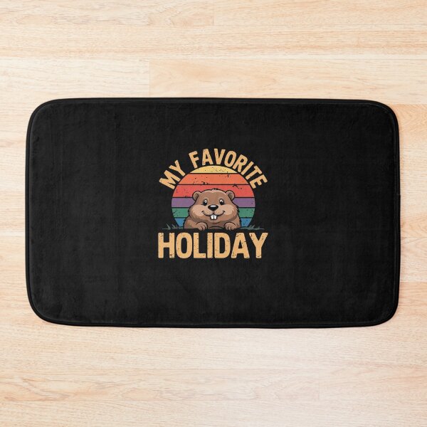 Item preview, My Favorite Holiday - Funny Woodchuck Groundhog Day designed and sold by GaryPacheco6.