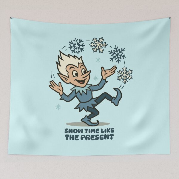 Item preview, Snow Time Like The Present designed and sold by Ghost on Toast.