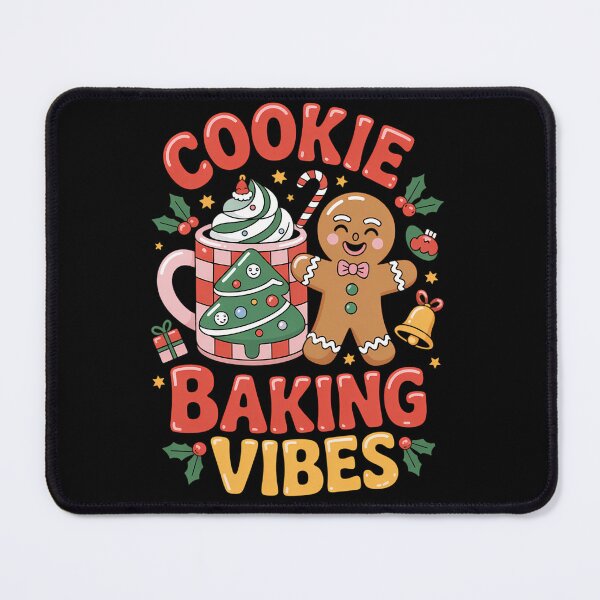 Item preview, Cookie Baking Vibes Gingerbread Cookie Checkered Xmas designed and sold by ScottieBode.
