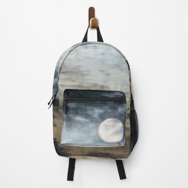 Item preview, Moonrise Through Stormy Clouds in Twilight Skies Art designed and sold by Mary Prema Art.