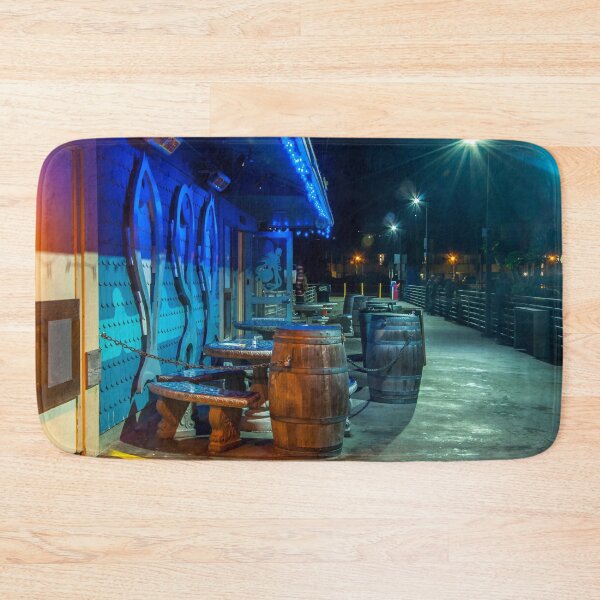 Item preview, Fishing Pier and oak barrels, San Diego Harbor designed and sold by Visual-Minds.