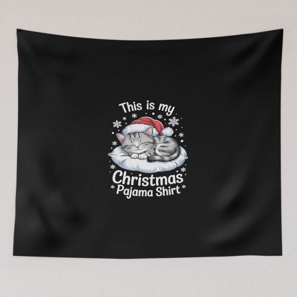 Item preview, Cat Official Christmas Sleepshirt Xmas Kitten Pajama  designed and sold by dainegilbert.