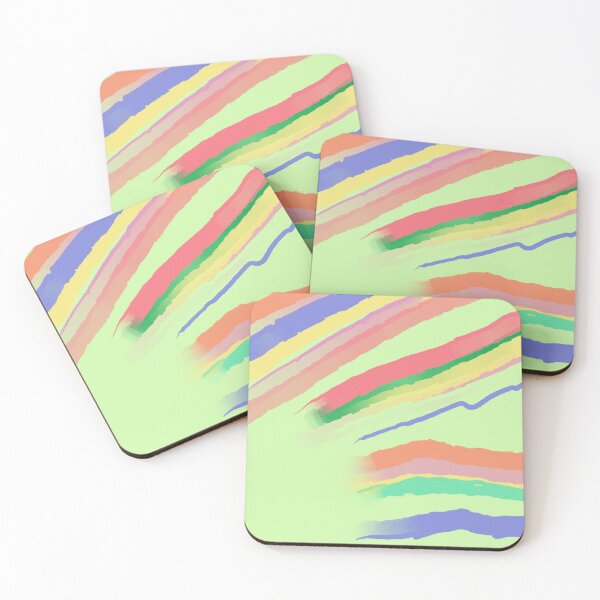 Item preview, Bright Stripes on green background designed and sold by MKTplaceDesign.