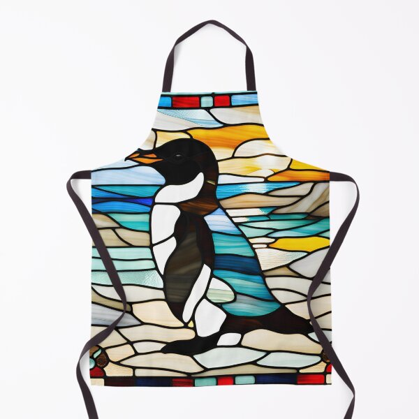 Item preview, Stained Glass Penguin Hoiho designed and sold by Wild Blue Designs NZ.