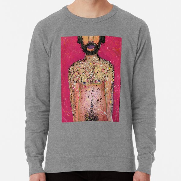 hairy guy sweatshirt