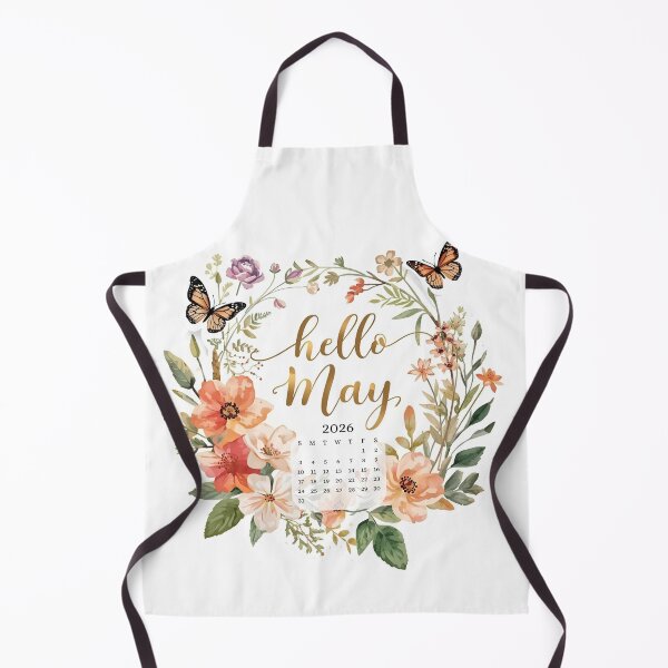 Item preview, Hello May 2026, Gentle Nature Aesthetic Monthly Calendar Stickers designed and sold by Moodune.