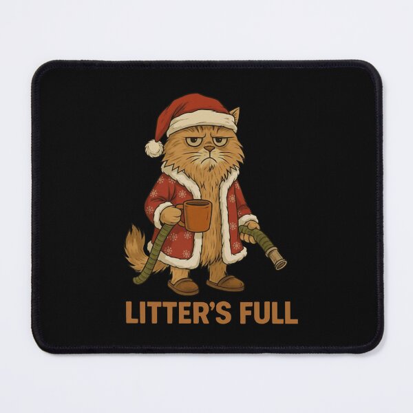 Item preview, Litter's Full Cat Christmas Parody Holiday Cat Humor Christmas Cat  designed and sold by jimfarrepo.
