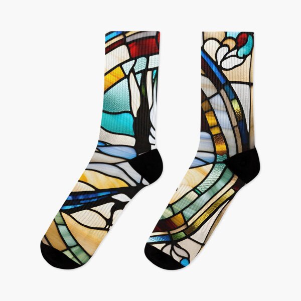 Item preview, Stained Glass Magpie designed and sold by Wild Blue Designs NZ.