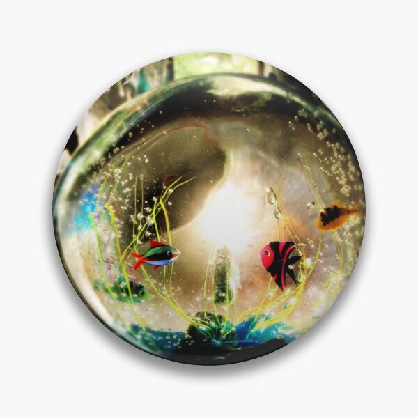 Item preview, Murano Aquarium Bioluminescent Bubble: Surreal Fish Tank Dream designed and sold by daweave77.