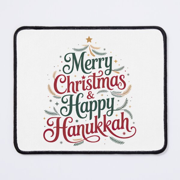 Item preview, Merry Christmas And Happy Hanukkah designed and sold by graphic-genie.