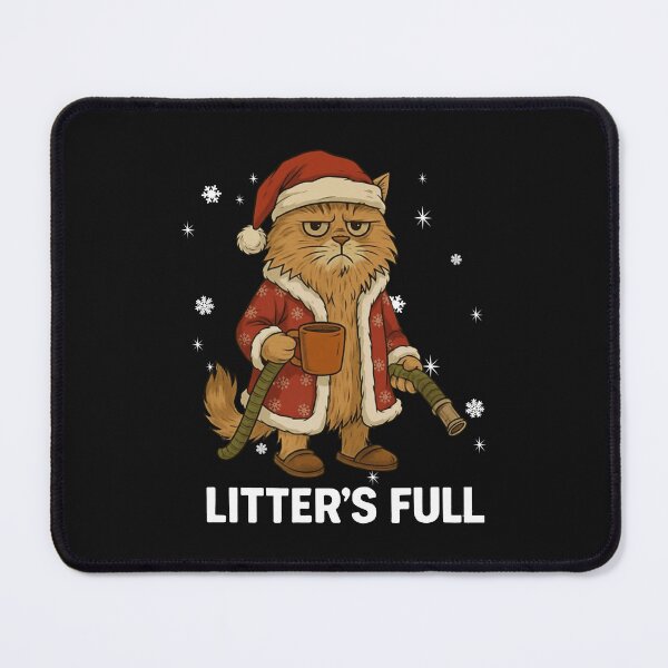 Item preview, Litter's Full Christmas Cat Funny Cat Christmas Parody designed and sold by jimfarrepo.