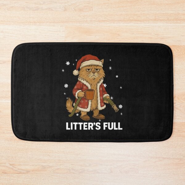Item preview, Litter's Full Christmas Cat Funny Cat Christmas Parody designed and sold by jimfarrepo.