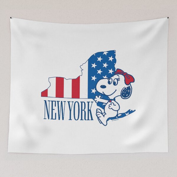 Item preview, Peanuts New York Patriotic Cute Character Art designed and sold by SkylarRonald.