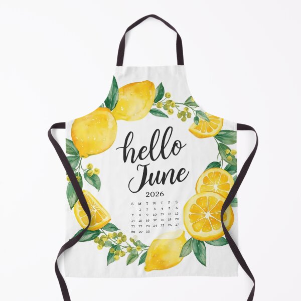 Item preview, Hello June 2026, Summer Freshness Monthly Calendar Stickers designed and sold by Moodune.