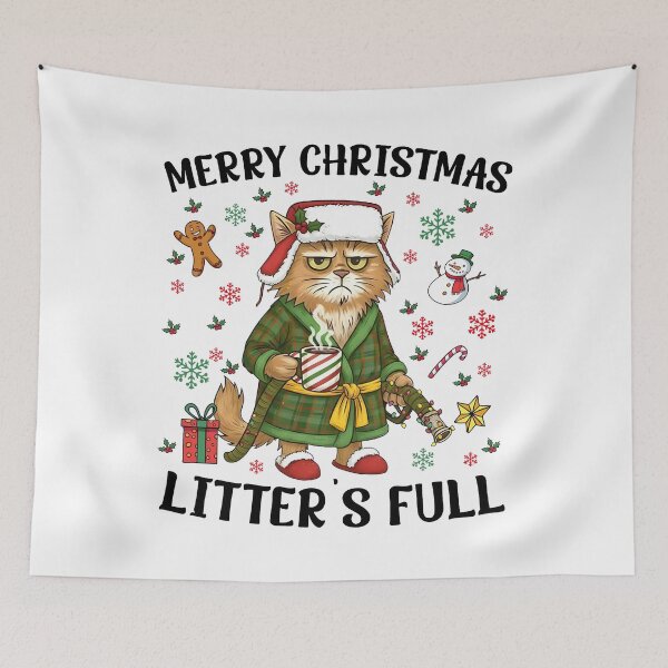 Item preview, Litters Full Christmas The Original Litter's Full Christmas Vacation Cat  designed and sold by jimfarrepo.