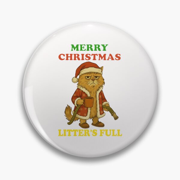 Item preview, Merry Christmas Litter's Full Christmas Cat designed and sold by jimfarrepo.